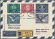 Flugpost Europa: 1946/1958, Vielseitige Partie Von Ca. 85 Flugpost-Briefen Und -Karten Mit Nur Besse - Sonstige - Europa