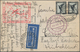 DO-X - Flugpost: 1930/36, Three Cards And Two Covers, All Sent By DO-X, Europe North And South Ameri - Luft- Und Zeppelinpost