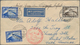 Zeppelinpost Deutschland: 1924/1931, Gehaltvolles Konvolut Mit 14 Belegen, Dabei Hochwertige Zeppeli - Poste Aérienne & Zeppelin