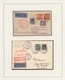 Zeppelinpost Europa: 1927/1935, Dutch-related Airmail, Collection Of 64 Covers/cards On Album Pages, - Autres - Europe