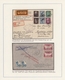 Delcampe - Zeppelinpost Europa: 1927/1935, Dutch-related Airmail, Collection Of 64 Covers/cards On Album Pages, - Andere-Europa