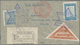 Zeppelinpost Übersee: 1932/35, PARAGUAY, Lot Of Five Zeppelin Covers (four Of Them Registered) To Ge - Zeppelines