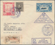 Zeppelinpost Übersee: 1932/35, PARAGUAY, Lot Of Five Zeppelin Covers (four Of Them Registered) To Ge - Zeppelines