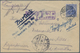 Schiffspost Deutschland: 1917. Lot Of 4 DIVING BOAT COVERS (Tauchbootbriefe) Each With The Obligator - Collections
