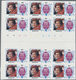 Thematische Philatelie: 1985/1986, Montserrat. Big Stock Of Imperforate Proof Progressive Stamps And - Sin Clasificación