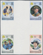 Thematische Philatelie: 1985/1986, Montserrat. Big Stock Of Imperforate Proof Progressive Stamps And - Sin Clasificación