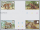 Thematik: WWF: 1983, WWF Jaguar, Set Of Four In Three Different IMPERFORATED Gutter Blocks. - Autres & Non Classés