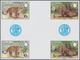 Thematik: WWF: 1983, WWF Jaguar, Set Of Four In Three Different IMPERFORATED Gutter Blocks. - Otros & Sin Clasificación