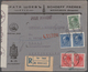 Delcampe - Bulgarien: 1933/1945, Holding Of Apprx. 160 Commercial Covers Bearing Definitive Frankings, Incl. Re - Neufs