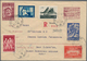 Bulgarien - Ganzsachen: 1953/1962, Assortment Of 54 Commercially Used Stationeries (mainly Envelopes - Ansichtskarten