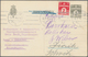 Dänemark - Ganzsachen: 1914-1954: Collection Of About 200 Postal Stationery Cards On Pages With Desc - Enteros Postales