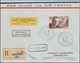 Frankreich: 1950/1959, FIRST AND SPECIAL FLIGHTS, Lot Of 63 Airmail Covers/cards Bearing Attractive - Colecciones Completas