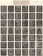 Großbritannien: 1874/1878, 6d. Grey Wm Spray, Assortment Of 135 Used Stamps: Plate 13 (84), Plate 15 - Autres & Non Classés