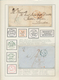 Irland: 1817/1910, British Period, Collection Of 39 Covers/cards (thereof 19 Stampless) And 32 Stamp - Briefe U. Dokumente