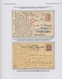 Italienische Post In Der Levante: 1908/1914, Exhibit On Five Album Pages, Comprising Seven Covers/ca - Amtliche Ausgaben