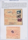 Delcampe - Kroatien: 1941/1945, Collection Of 48 Entires On Written Up Album Pages, Mainly Commercial Mail Incl - Croacia