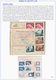 Delcampe - Kroatien: 1941/1945, Collection Of 48 Entires On Written Up Album Pages, Mainly Commercial Mail Incl - Croatie