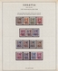 Kroatien: 1941/1945, Specialised Mint Collection On Written Up Album Pages, Comprising 1941 3rd Over - Kroatië