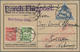 Lettland: 1923 - 1937, 10 Better Airmail Receipts From Lithuania, Including Registered Mail, With E. - Letonia