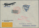Lettland: 1923 - 1937, 10 Better Airmail Receipts From Lithuania, Including Registered Mail, With E. - Letonia
