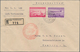 Liechtenstein: 1936/61, Kleines Lot Besserer Ersttagsbriefe, Mit 2 X Zeppelin Jeweils 1 Und 2 Fr. 19 - Lotes/Colecciones