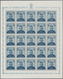 Luxemburg: 1946, CARITAS (John The Blind) Complete Set Of Four In A Lot With 750 Sets In 30 Unfolded - Otros & Sin Clasificación