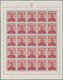 Luxemburg: 1946, CARITAS (John The Blind) Complete Set Of Four In A Lot With 750 Sets In 30 Unfolded - Autres & Non Classés