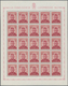 Luxemburg: 1946, CARITAS (John The Blind) Complete Set Of Four In A Lot With 750 Sets In 30 Unfolded - Andere & Zonder Classificatie