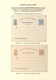 Delcampe - Luxemburg - Ganzsachen: 1874/81 Fantastic Exhibition Collection Of Postal Stationery Postcards, From - Enteros Postales