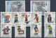 Delcampe - Monaco: 1960/1989, Dealer's Stock Of Year Sets On Stockcards, Seald In Plastic Sleeves With 25 Sets - Neufs