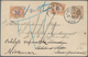 Österreich: 1895/1899, Lot Von Fünf Ins Ausland Gelaufene Ansichtskarten, Unterfrankiert Und Mit Nac - Collections