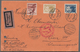 Österreich: 1895/1965 (ca.), Vielseitige Partie Von Ca. 85 Briefen Und Karten Mit Philatelistischen - Sammlungen