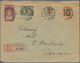 Polen: 1919, Overprints, Lot Of 24 Used Stamps Incl. Poznan Overprints On Germany Used On Cover; Som - Gebruikt