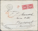 Delcampe - Rumänien: 1872-75 Ca.: Correspondence From Paris To E. Hillel Manoach, Bucharest Containing 22 Front - Oblitérés