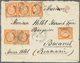 Delcampe - Rumänien: 1872-75 Ca.: Correspondence From Paris To E. Hillel Manoach, Bucharest Containing 22 Front - Gebraucht