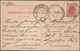 Russland: 1899-1925, Six Viewcards With Different Cancels Of Shipmail (Perm-Nishniy, Nishniy-Rybinsk - Covers & Documents