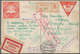 Russland: 1900/1930, Beautiful Lot Of 30 Covers And Cards Including Airmail, Inflation Periode, Ship - Lettres & Documents
