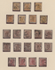 Schweden: 1855/1872, Collection Of 95 Stamps On Album Pages, Showing Some Specialisation Incl. Colou - Cartas & Documentos