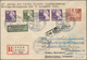 Delcampe - Schweden: 1860/1950 (ca.), Holding Of Several Hundred Covers/cards Incl. Registered And Airmail, Sta - Lettres & Documents