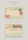 Schweden - Ganzsachen: 1872-1911 Specialized Collection Of About 470 Postal Stationery Cards With Fr - Postwaardestukken