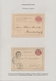 Delcampe - Schweden - Ganzsachen: 1872-1911 Specialized Collection Of About 470 Postal Stationery Cards With Fr - Interi Postali