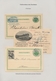 Delcampe - Schweden - Ganzsachen: 1872-1911 Specialized Collection Of About 470 Postal Stationery Cards With Fr - Postwaardestukken