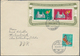 Schweiz: 1909/1955, Partie Von 38 Belegen, Dabei 30 Mit Zusammendrucken Und Acht Briefe Mit Block-Fr - Lotes/Colecciones