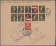 Schweiz: 1916/1941, Kleines Lot Von 4 Besseren Belegen, Beginnend Mit Einem Wertbrief Von 1916, Gela - Collections