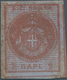 Delcampe - Serbien: 1866, Newspaper Stamps, Lot Of Eleven Unused Stamps: 1pa. Green (3) And 2pa. Red (8), Each - Serbia