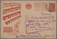 Sowjetunion: 1850/1980 (ca.), Imperial Russia And Soviet Union, Holding Of Apprx. 94 Covers/cards Wi - Brieven En Documenten