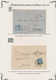 Spanien: 1851/1871, Extensive Exhibition Collction On Leaves Featuring About 200+ Letters On 108 Pag - Brieven En Documenten