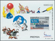 Spanien: 2000. Espana 2000 Intl. Philatelic Exhibition - Set Of 11 Imperforate Souvenir Sheets Overp - Lettres & Documents