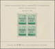 Spanien - Zwangszuschlagsmarken Für Barcelona: 1942, Town Hall Of Barcelona Miniature Sheets 4 X 5c. - Impuestos De Guerra
