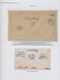 Delcampe - Türkei: 1872/1917, Imperial Ottoman Mail In Palestine/Holyland, Extraordinary Exhibit On 27 Album Pa - Usados